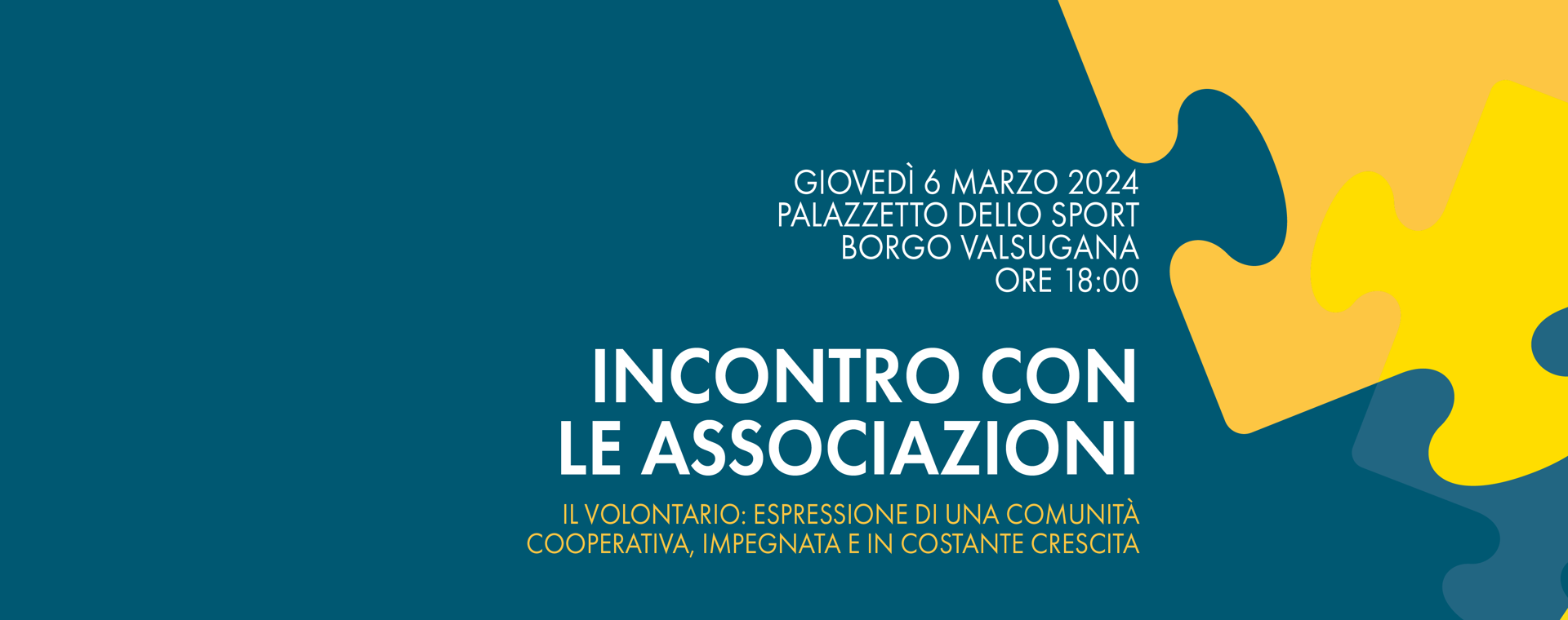 Incontro con le associazioni 